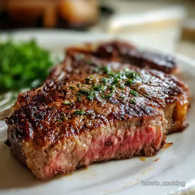 Oven Baked Steak: Restaurant-Quality Sear-Roast Method Recipe Card