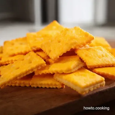 Cheese Crackers Recipe My Familys Cheddar Nibblers Recipe Card