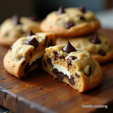 Best Cheesecake Stuffed Chocolate Chip Cookies Recipe Recipe Card