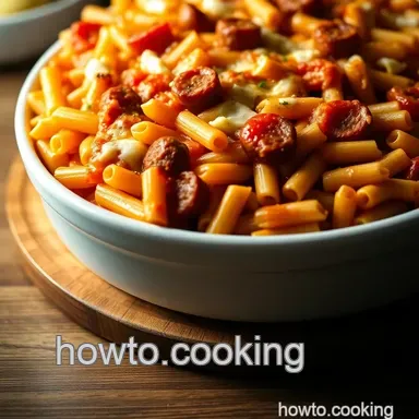 My Family's Favorite Cheesy Pizza Casserole Recipe: Easy & Delicious! Recipe Card