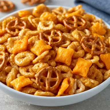 Cheesy Ranch Chex Mix for 12 Servings Recipe Card