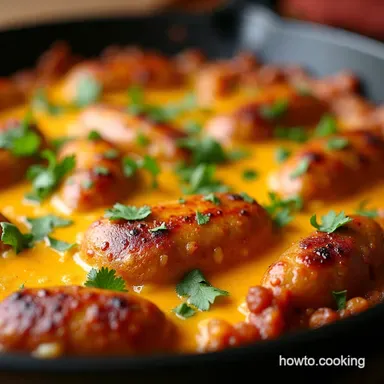 The Ultimate Cheesy Ranch Potatoes and Smoked Sausage Bake Recipe Card