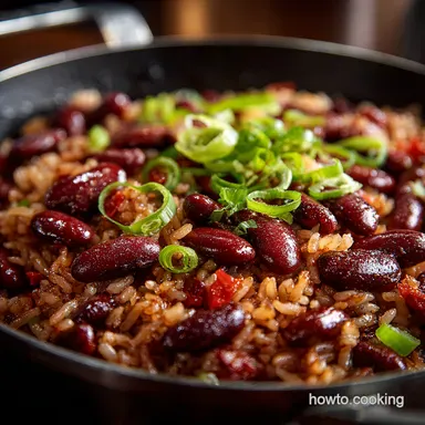 Chefs Secret Creamy LouisianaStyle Red Beans Rice Andouille Sausage Recipe Card