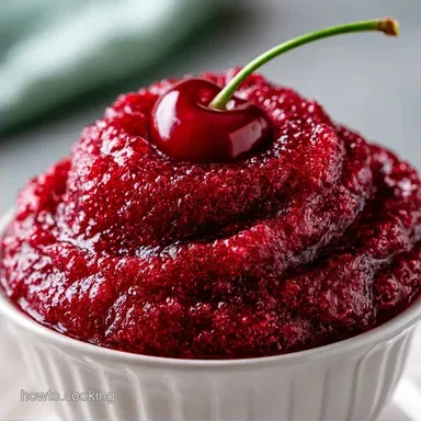Cherry Slushie for 4 Servings