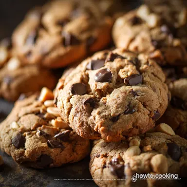 Proper Thick Chewy Chocolate Chip Peanut Butter Cookies Recipe Recipe Card