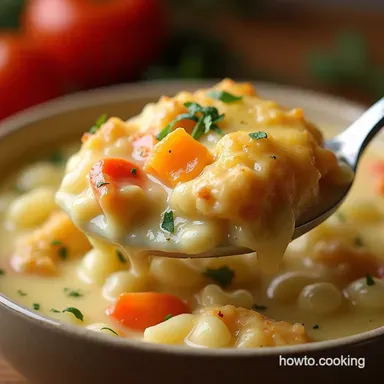 Chicken Pot Pie Soup Recipe Comfort Food Made Easy Recipe Card