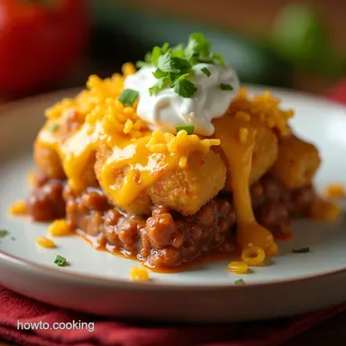 Chili Cheese Tater Tot Casserole My Familys Extravaganza Recipe Card