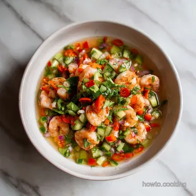 Chilli Lime Shrimp Ceviche Recipe for 5 Servings Recipe Card