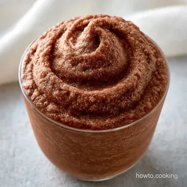 Creamy Chocolate Milkshake Slushie Recipe Card