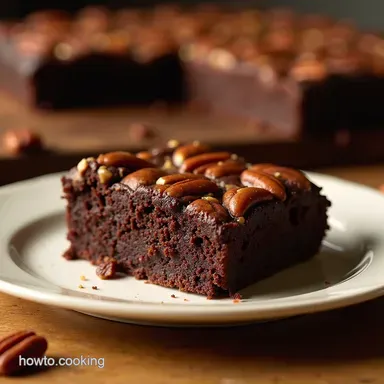 The Ultimate Chocolate Pecan Ooey Gooey Butter Cake Recipe Recipe Card