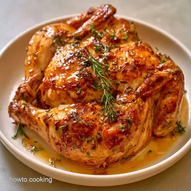 Christmas Cornish Game Hens in 55 Minutes Recipe Card