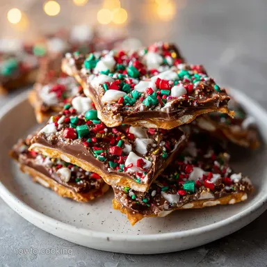Christmas Cracker Toffee Recipe: Crispy Saltine Toffee in 15 Minutes Recipe Card