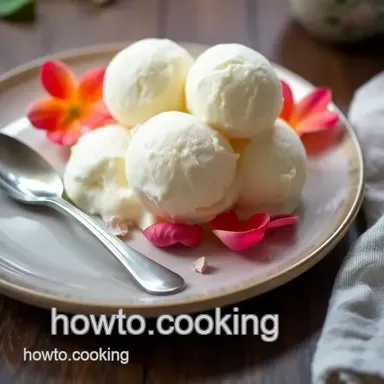 How to Make Churned Sampaguita Ice Cream Delight: A Tropical Escape Recipe Card