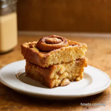 Cinnamon Roll French Toast Bake Best Breakfast Dessert Recipe Card