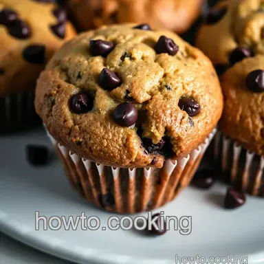 Classic Chocolate Chip Muffins (Just Like Grandma Used to Make… Almost!) presentation
