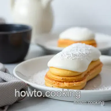 Easy Éclair Recipe: Classic French Pastries at Home! Recipe Card