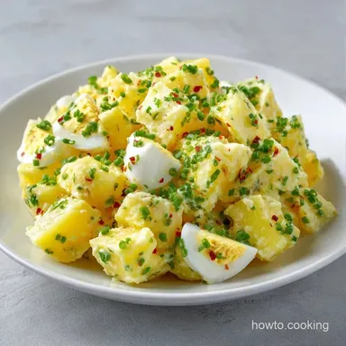 Classic Homemade Potato Salad for 6 Recipe Card