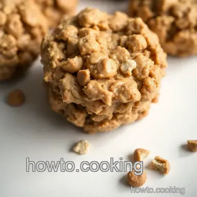 Classic Oatmeal No Bake Cookies: Easy, Chewy Peanut Butter Treats Recipe Card