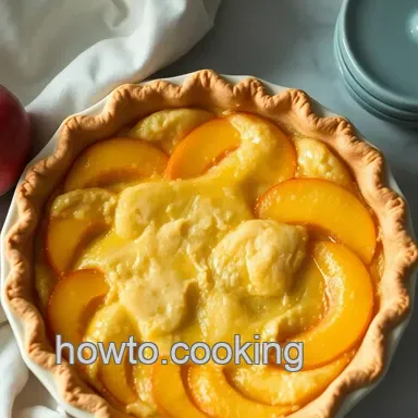 How Do You Make a Peach Pie? Easy Classic Recipe for Summer Bliss Recipe Card