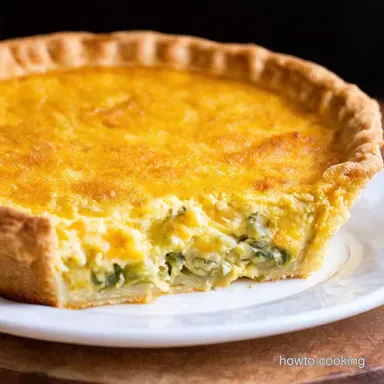 My Best Quiche and Crust Recipe Classic Lorraine Recipe Card