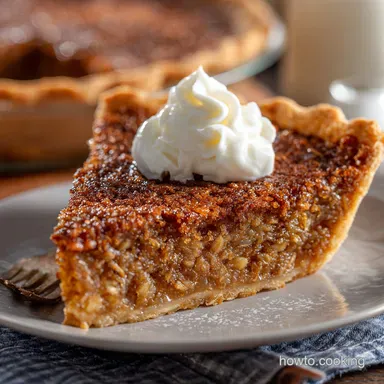 Classic Amish Oatmeal Pie Recipe The Ultimate Comfort Slice Recipe Card