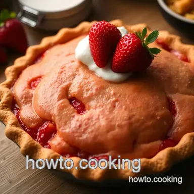 Classic Strawberry Rhubarb Pie Recipe: A Family Favorite Delight Recipe Card