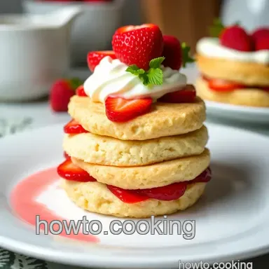 Classic Strawberry Shortcake Delight presentation