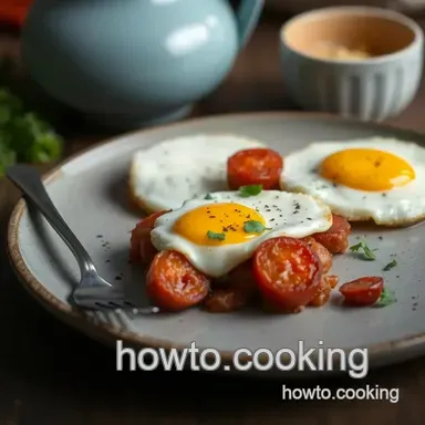 How to Cook Chorizo and Eggs: Quick Breakfast Delight for Two Recipe Card
