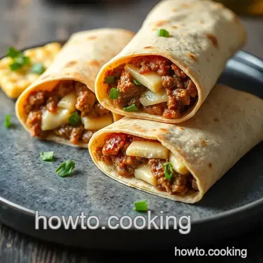 How to Cook Crunchwrap with Beef & Cheese Delight: A Delicious 30-Minute Meal! Recipe Card