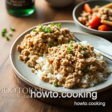 Ultimate Savory Ground Turkey Skillet: 10-Minute Flavorful Dinner! Recipe Card