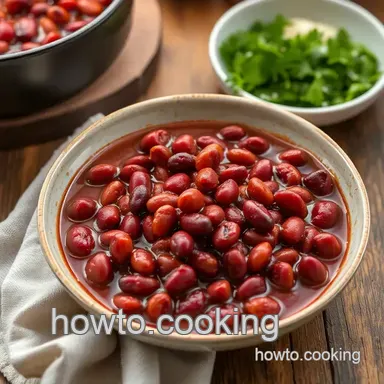 Easy Cozy Red Beans: 10-Minute Comfort Food You’ll Love! Recipe Card