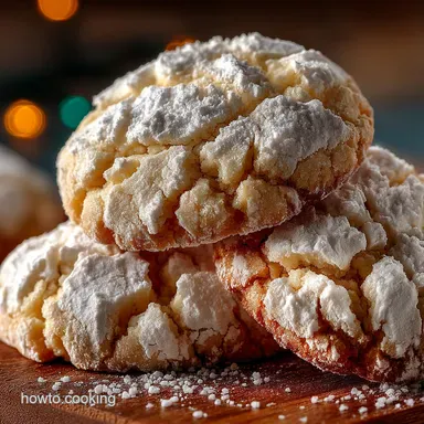 Effortless 3Ingredient Cool Whip Cookies The Best Cake Mix Crinkles Recipe Card