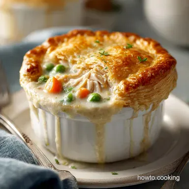 Costco Chicken Pot Pie: Flaky Crust Recipe Card
