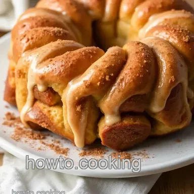 Cozy Cinnamon Monkey Bread presentation