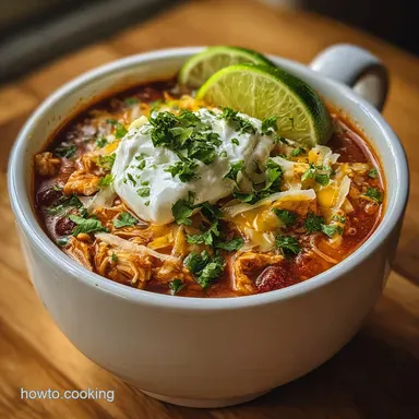 Crack Chicken Chili Slow Cooker Creamy Baked Recipe Card