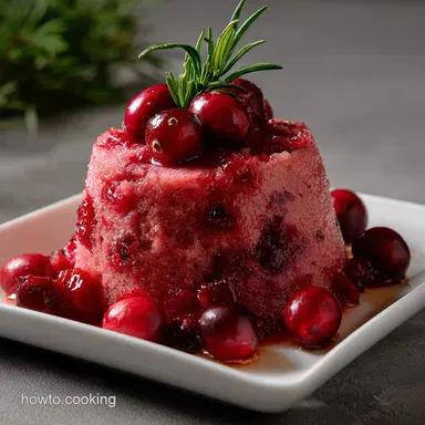 Creamy Cranberry Frozen Dessert: No-Churn Magic Recipe Card