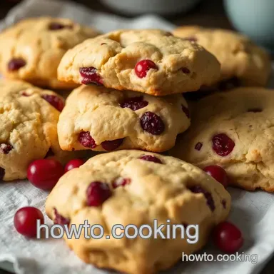 Cranberry Orange Scones: A Cozy Twist on Classic British Baking Recipe Card