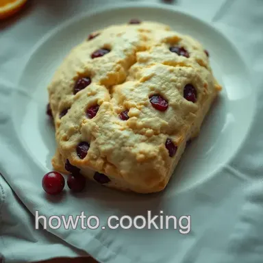 Easy & Delicious Cranberry Orange Scones: A Perfect Tea Treat Recipe Card
