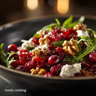 Cranberry Walnut Salad Recipe: Elevated with Whipped Goat Cheese