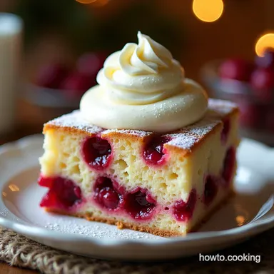 Jolly Jubilee Christmas Cranberry Poke Cake Recipe Recipe Card