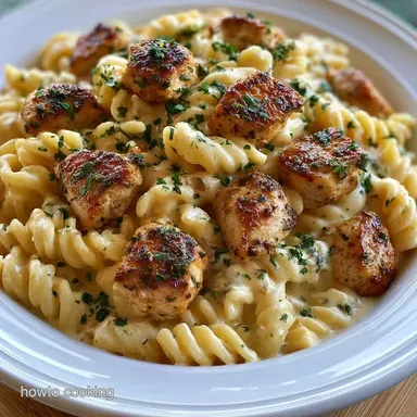 Cream Cheese Chicken Pasta in 30 Minutes Recipe Card