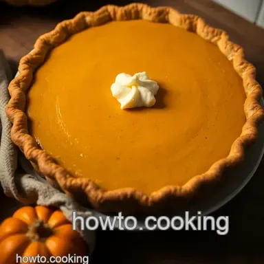 Easy Cream Cheese Pumpkin Pie: A Family Favorite for Fall Recipe Card