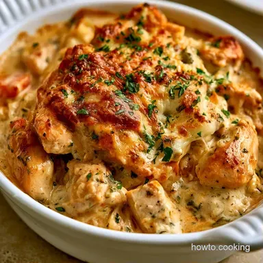 Chicken and Smoked Turkey Bake: 44 Min Recipe Card