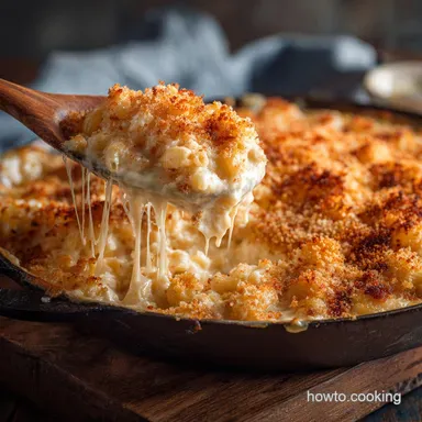 Creamy Baked Mac Cheese: Ultimate Silky Smooth Recipe with Panko Recipe Card