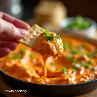 Creamy Buffalo Chicken Dip Your GoTo American Appetizer Recipe Card