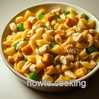 Easy Creamy Chicken Noodle Casserole Recipe: Comfort Food Done Right Recipe Card
