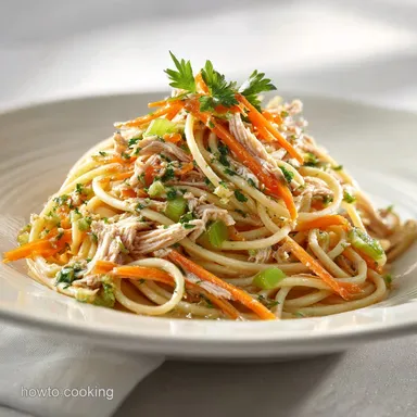 Chicken Spaghetti in 30 Minutes: Creamy and Golden Brown