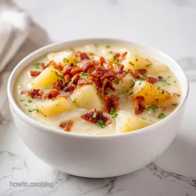 Clam Chowder Recipe with Bacon Recipe Card