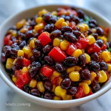 Creamy Cowboy Caviar with Cream Cheese Recipe Card