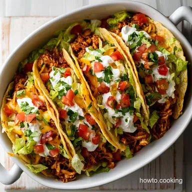 Crack Chicken Tacos: Creamy Shredded Chicken in 4 Hours 15 Minutes